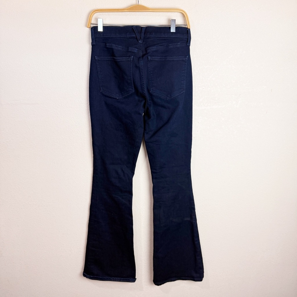 Veronica Beard Beverly High Rise Skinny Flared Dark Wash Jeans - Picture 3 of 5